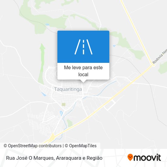 Rua José O Marques mapa