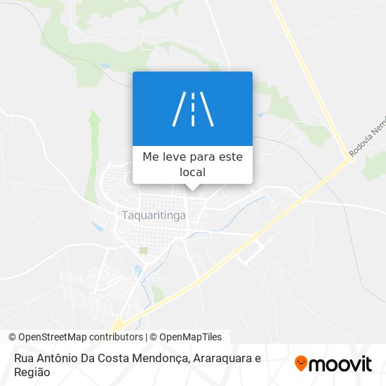 Rua Antônio Da Costa Mendonça mapa