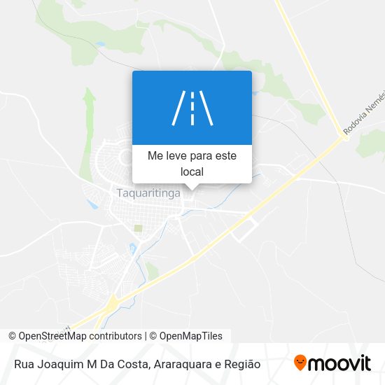 Rua Joaquim M Da Costa mapa