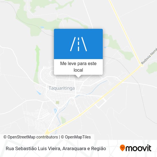 Rua Sebastião Luis Vieira mapa