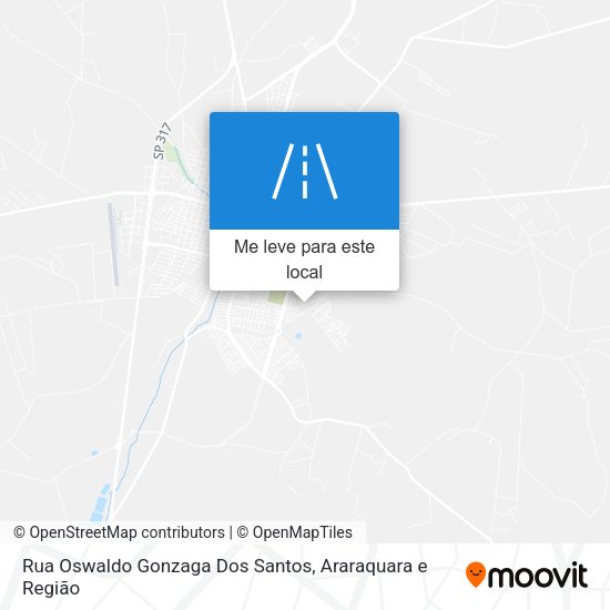 Rua Oswaldo Gonzaga Dos Santos mapa