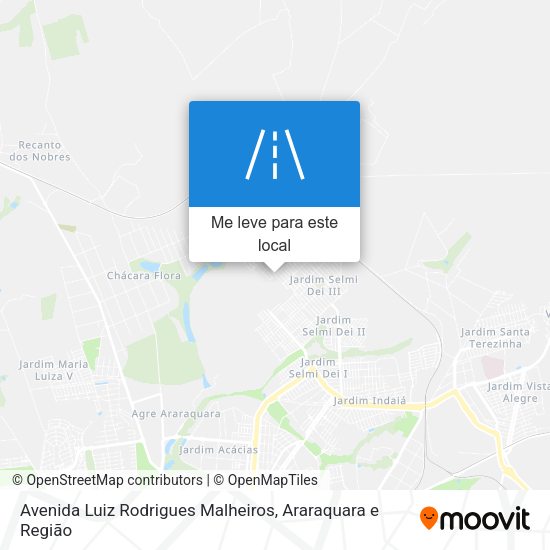 Avenida Luiz Rodrigues Malheiros mapa