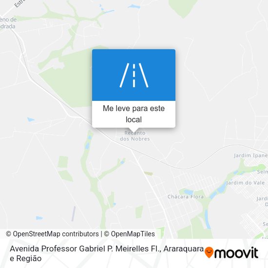 Avenida Professor Gabriel P. Meirelles Fl. mapa