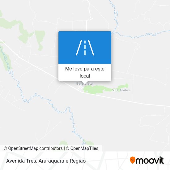 Avenida Tres mapa