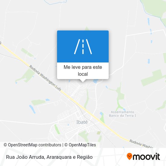 Rua João Arruda mapa