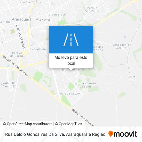 Rua Delcio Gonçalves Da Silva mapa