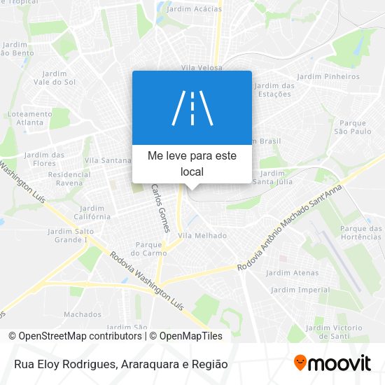 Rua Eloy Rodrigues mapa