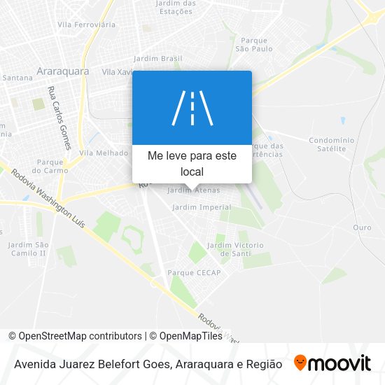 Avenida Juarez Belefort Goes mapa