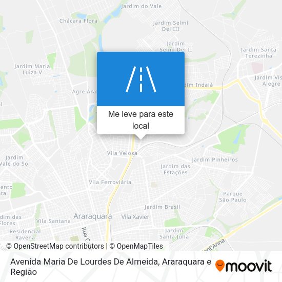 Avenida Maria De Lourdes De Almeida mapa