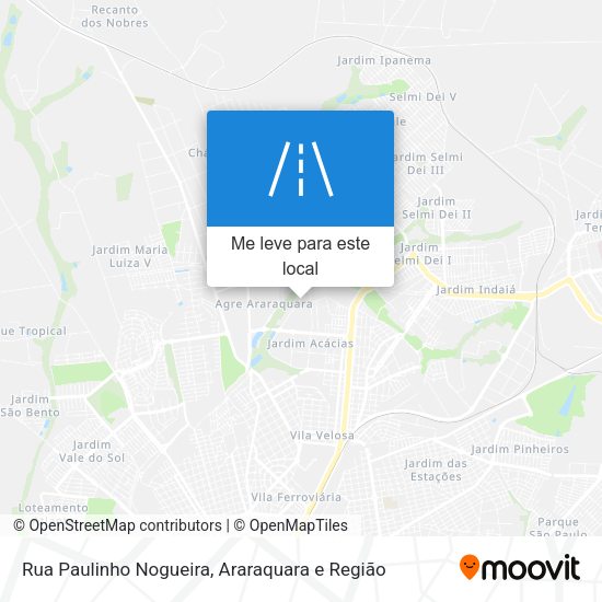 Rua Paulinho Nogueira mapa