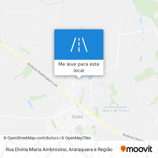 Rua Divina Maria Ambrosino mapa