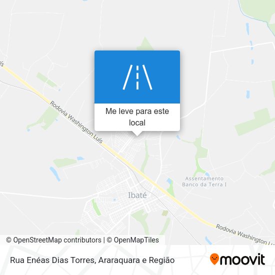 Rua Enéas Dias Torres mapa