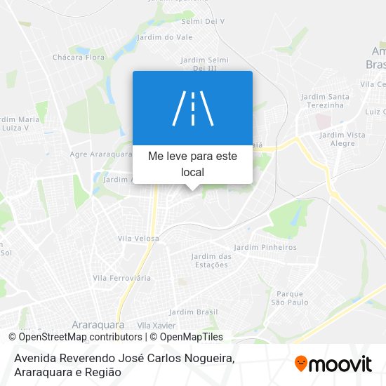 Avenida Reverendo José Carlos Nogueira mapa
