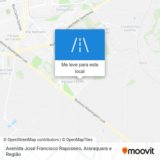 Avenida José Francisco Raposeiro mapa