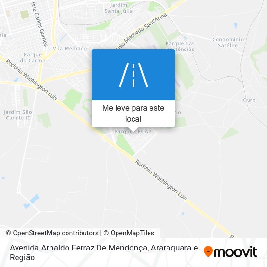 Avenida Arnaldo Ferraz De Mendonça mapa
