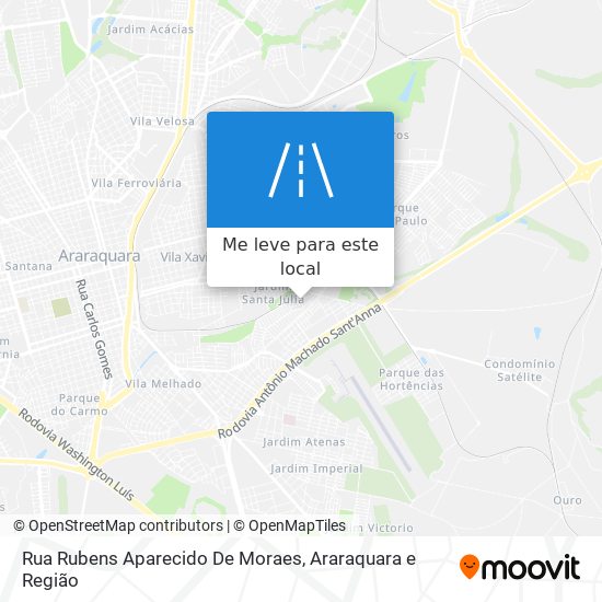 Rua Rubens Aparecido De Moraes mapa