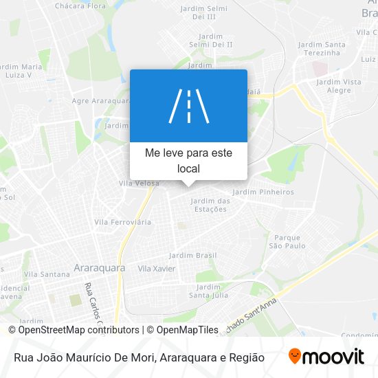 Rua João Maurício De Mori mapa