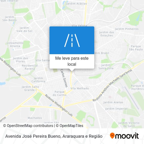 Avenida José Pereira Bueno mapa