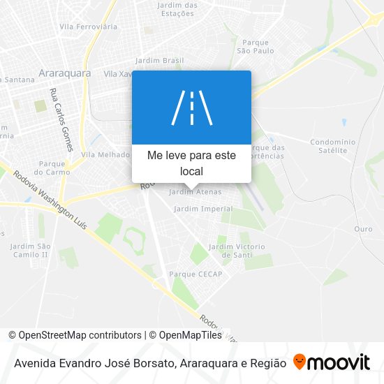 Avenida Evandro José Borsato mapa