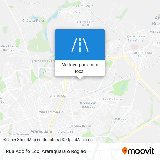 Rua Adolfo Léo mapa