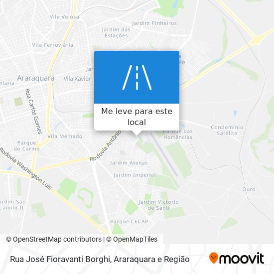 Rua José Fioravanti Borghi mapa