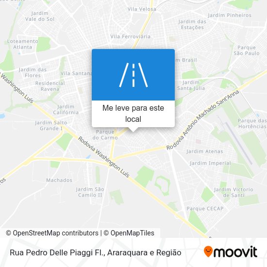 Rua Pedro Delle Piaggi Fl. mapa