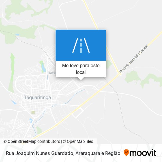 Rua Joaquim Nunes Guardado mapa