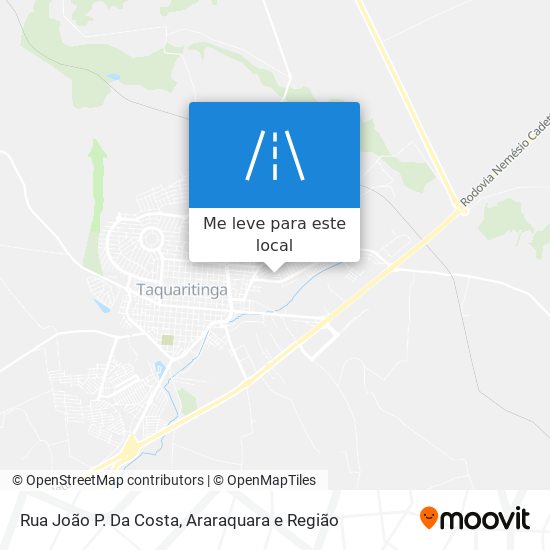 Rua João P. Da Costa mapa