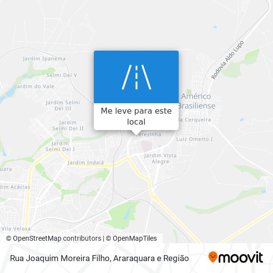 Rua Joaquim Moreira Filho mapa