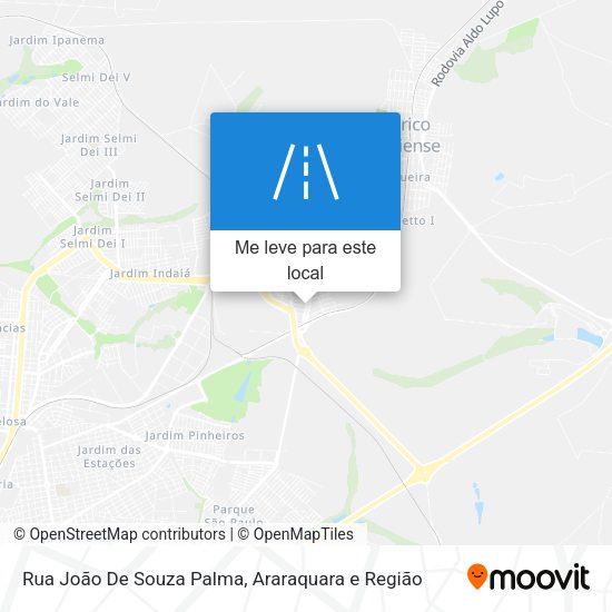 Rua João De Souza Palma mapa