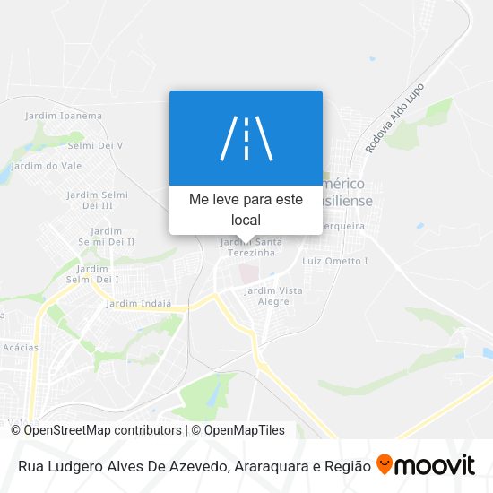 Rua Ludgero Alves De Azevedo mapa