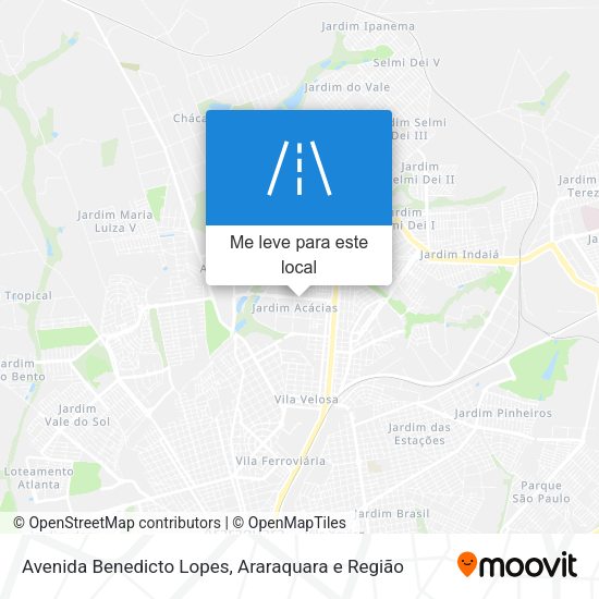 Avenida Benedicto Lopes mapa