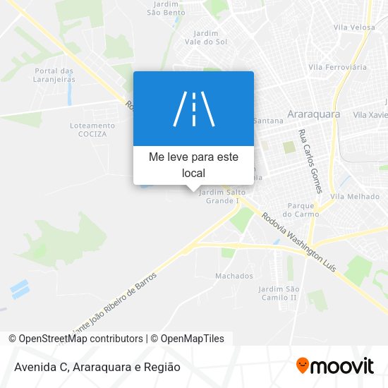 Avenida C mapa