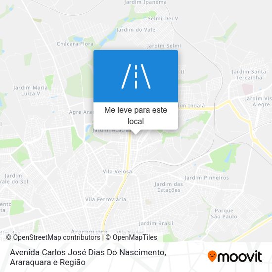 Avenida Carlos José Dias Do Nascimento mapa