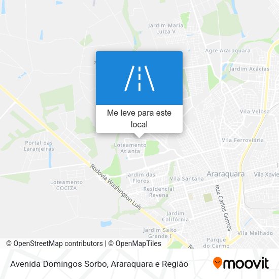 Avenida Domingos Sorbo mapa