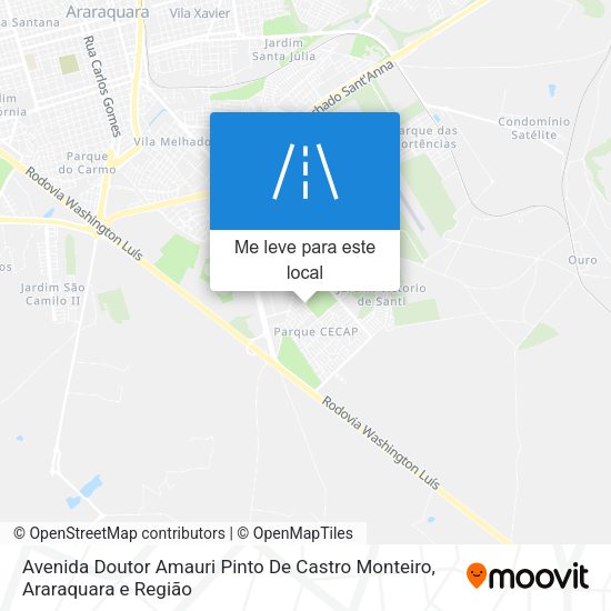Avenida Doutor Amauri Pinto De Castro Monteiro mapa