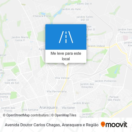 Avenida Doutor Carlos Chagas mapa