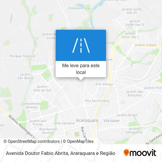 Avenida Doutor Fabio Abrita mapa
