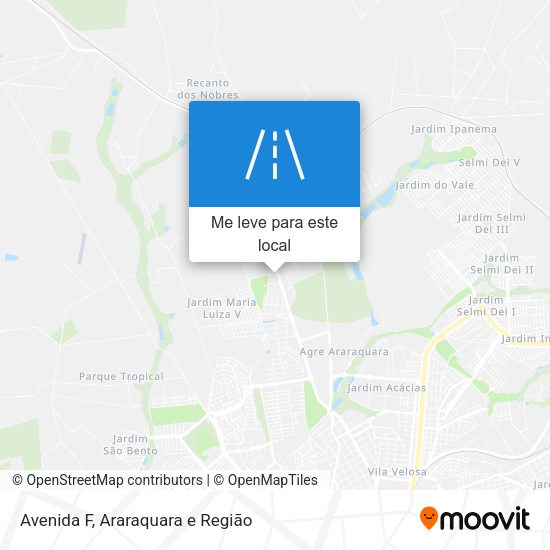 Avenida F mapa