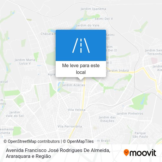Avenida Francisco José Rodrigues De Almeida mapa