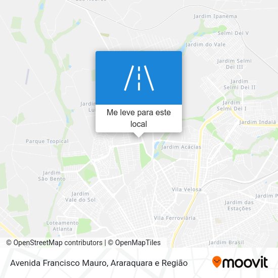 Avenida Francisco Mauro mapa