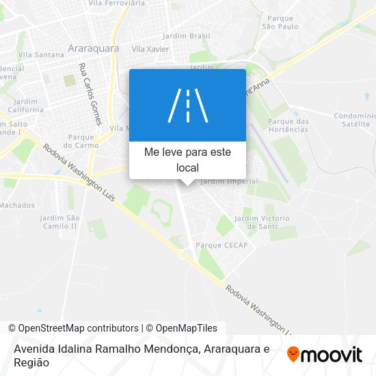 Avenida Idalina Ramalho Mendonça mapa