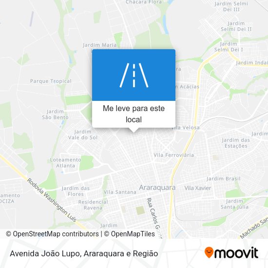 Avenida João Lupo mapa