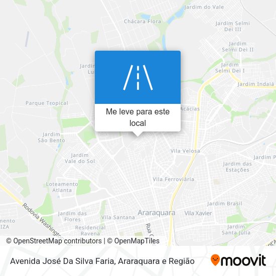 Avenida José Da Silva Faria mapa