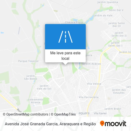 Avenida José Granada Garcia mapa