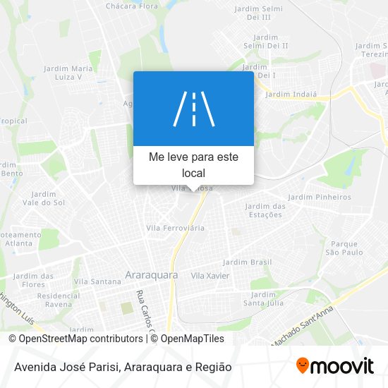 Avenida José Parisi mapa