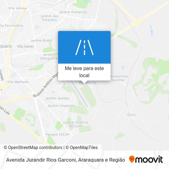 Avenida Jurandir Rios Garconi mapa