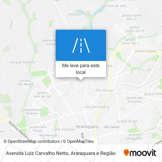 Avenida Luiz Carvalho Netto mapa