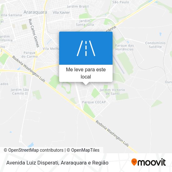 Avenida Luiz Disperati mapa