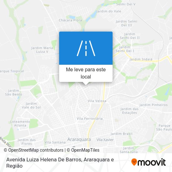 Avenida Luiza Helena De Barros mapa